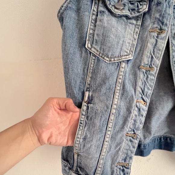 Denim Jean jacket vest size S - Picture 3 of 3